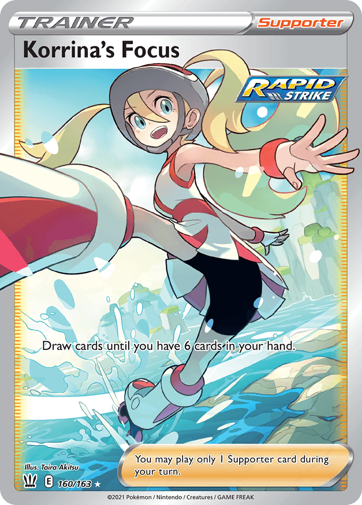 Korrina's Focus Pokémon card