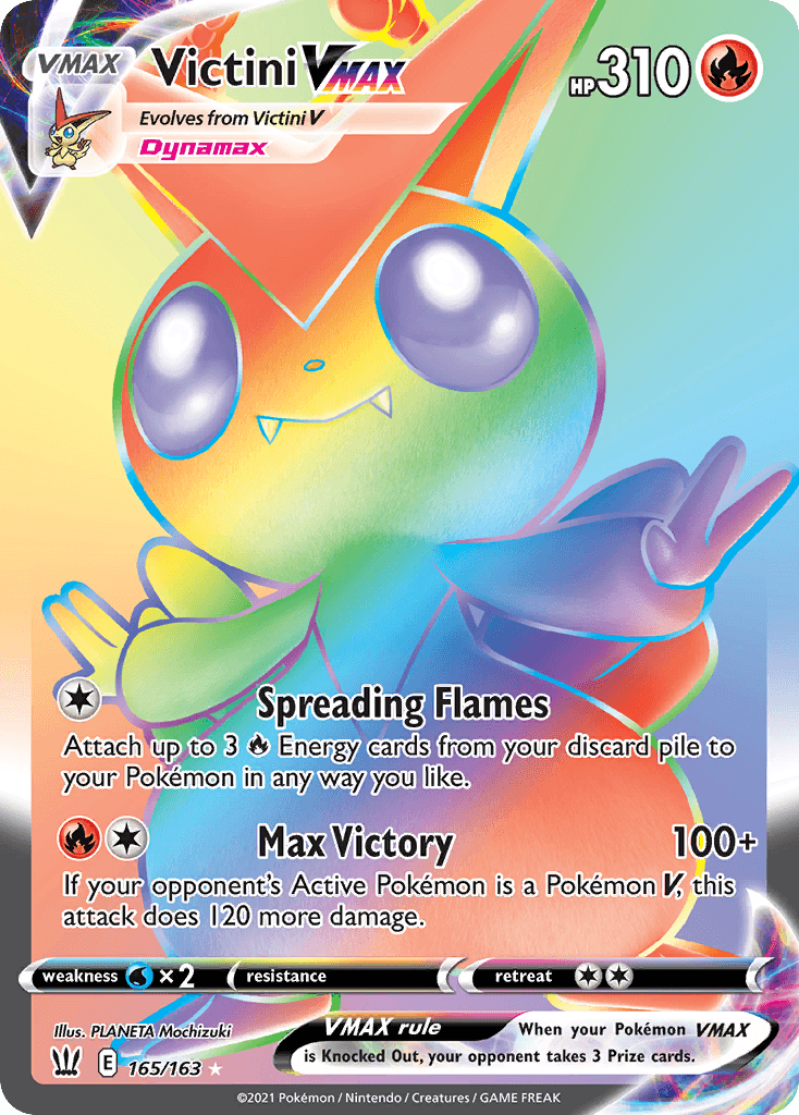 Victini VMAX Pokémon card