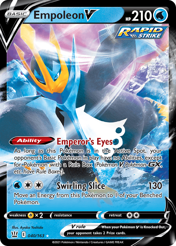 Empoleon V illustrated by Ayaka Yoshida