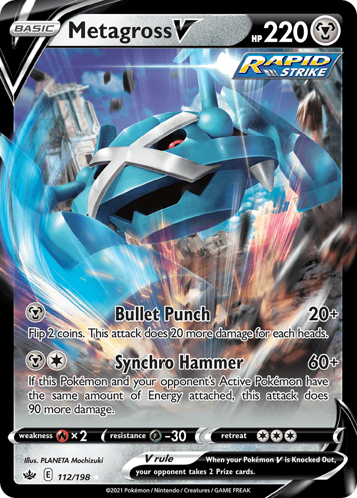 Metagross V from Chilling Reign