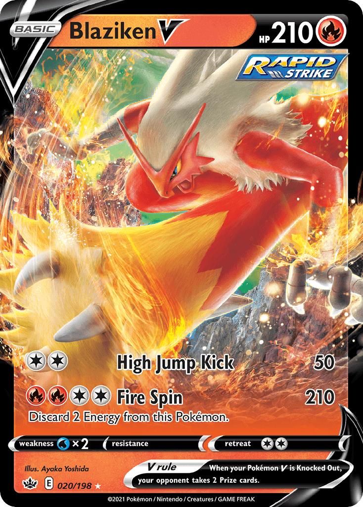 Blaziken V from Chilling Reign