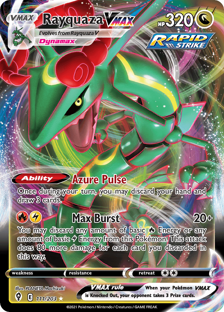 Rayquaza VMAX from Evolving Skies