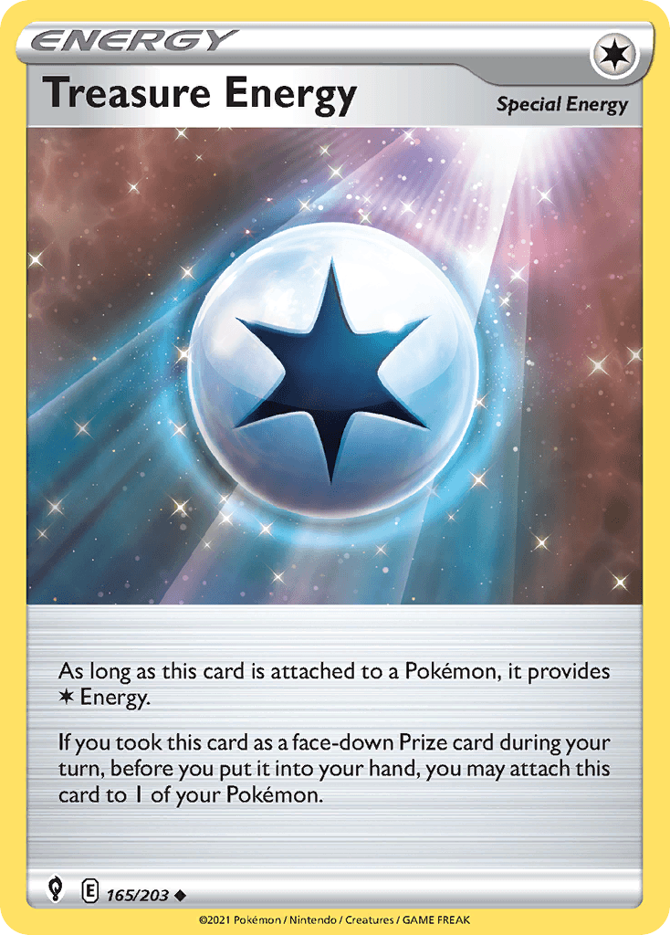 Treasure Energy Pokémon card