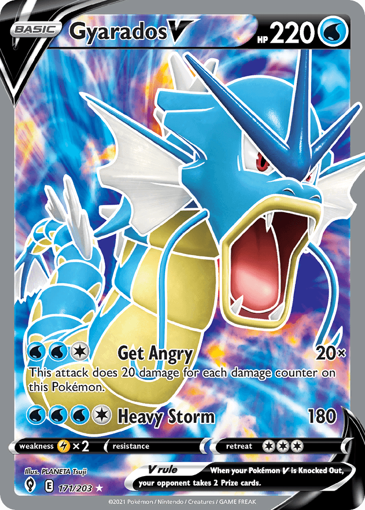 Gyarados V from Evolving Skies