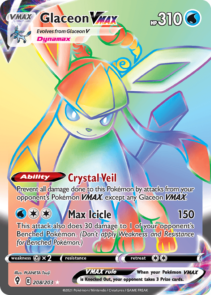 Glaceon VMAX illustrated by PLANETA Tsuji