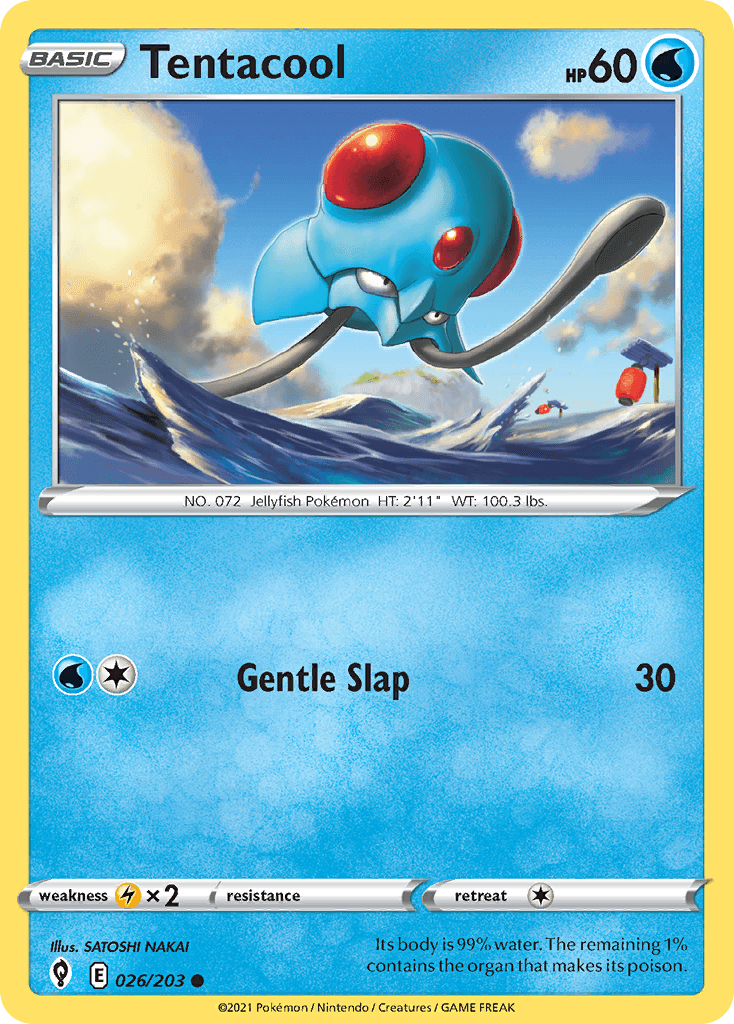 Tentacool Pokémon card