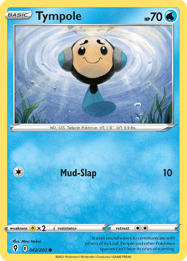 Tympole Pokémon card