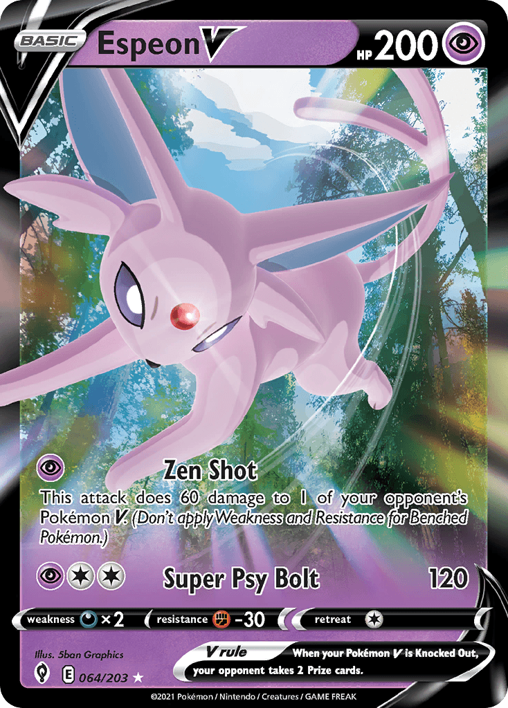 Espeon V from Evolving Skies