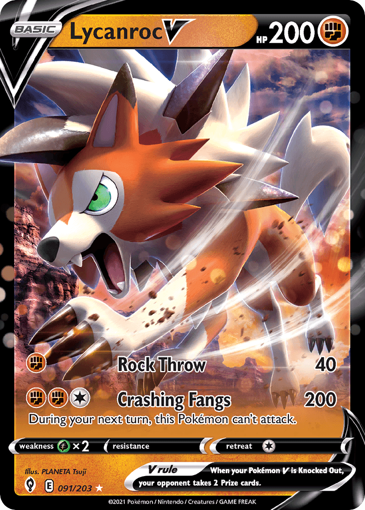 Lycanroc V illustrated by PLANETA Tsuji