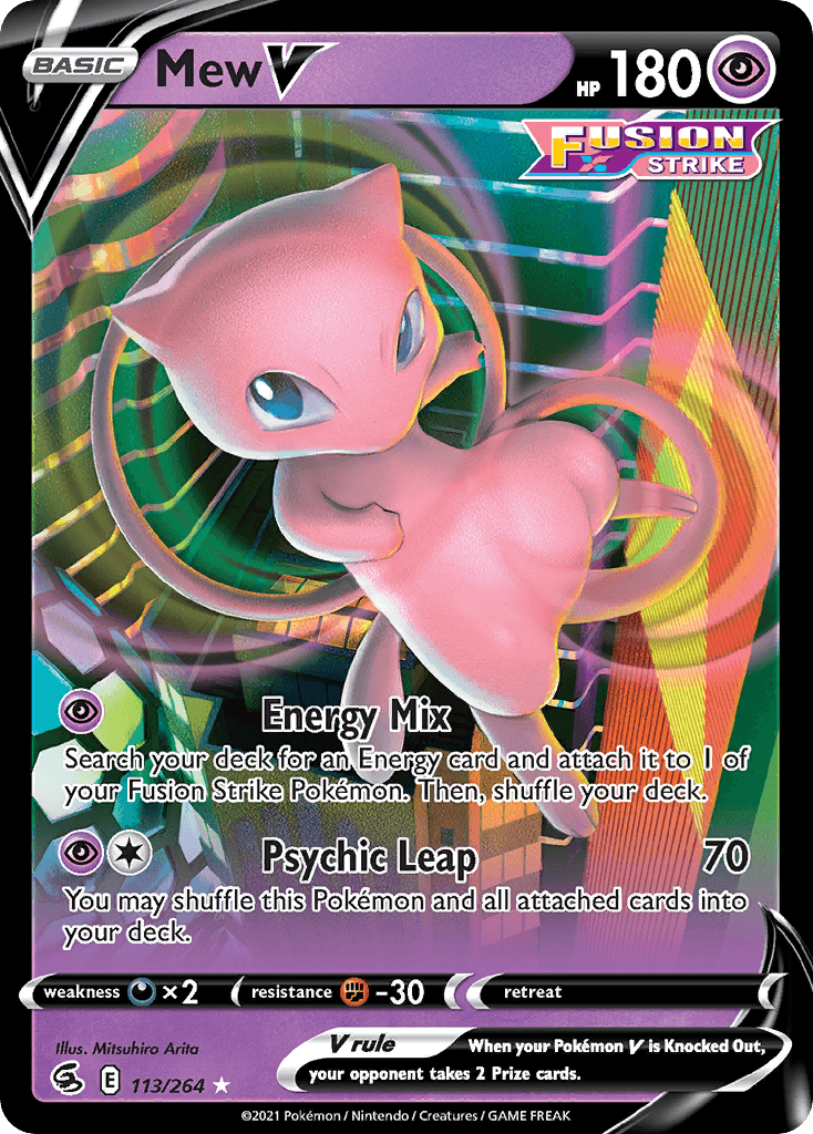 Mew V from Fusion Strike