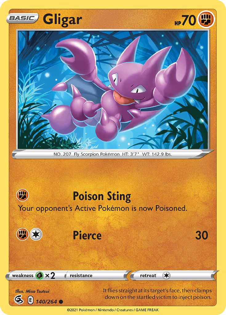 Gligar Pokémon card