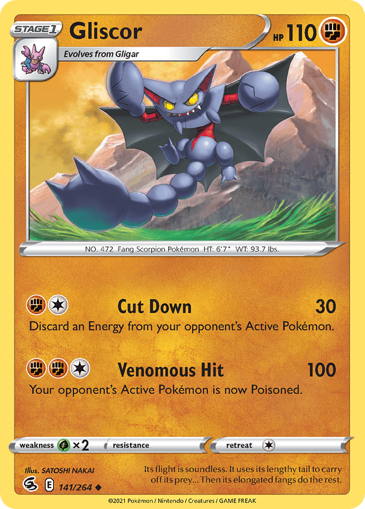 Gliscor Pokémon card