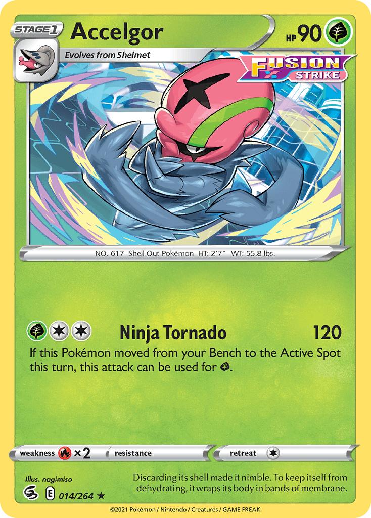 Accelgor Pokémon card