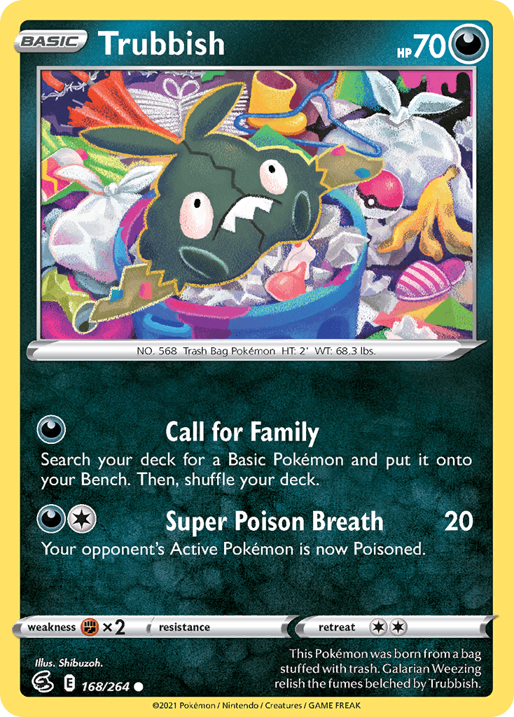 Trubbish Pokémon card
