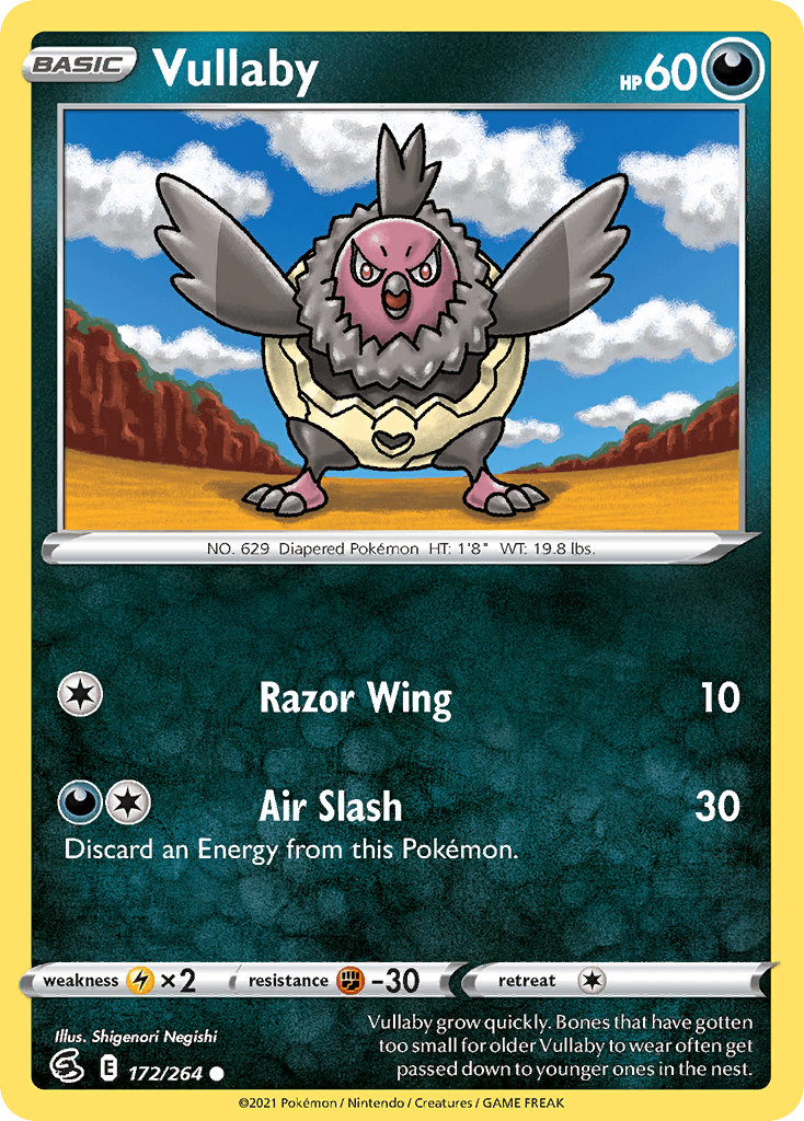 Vullaby Pokémon card