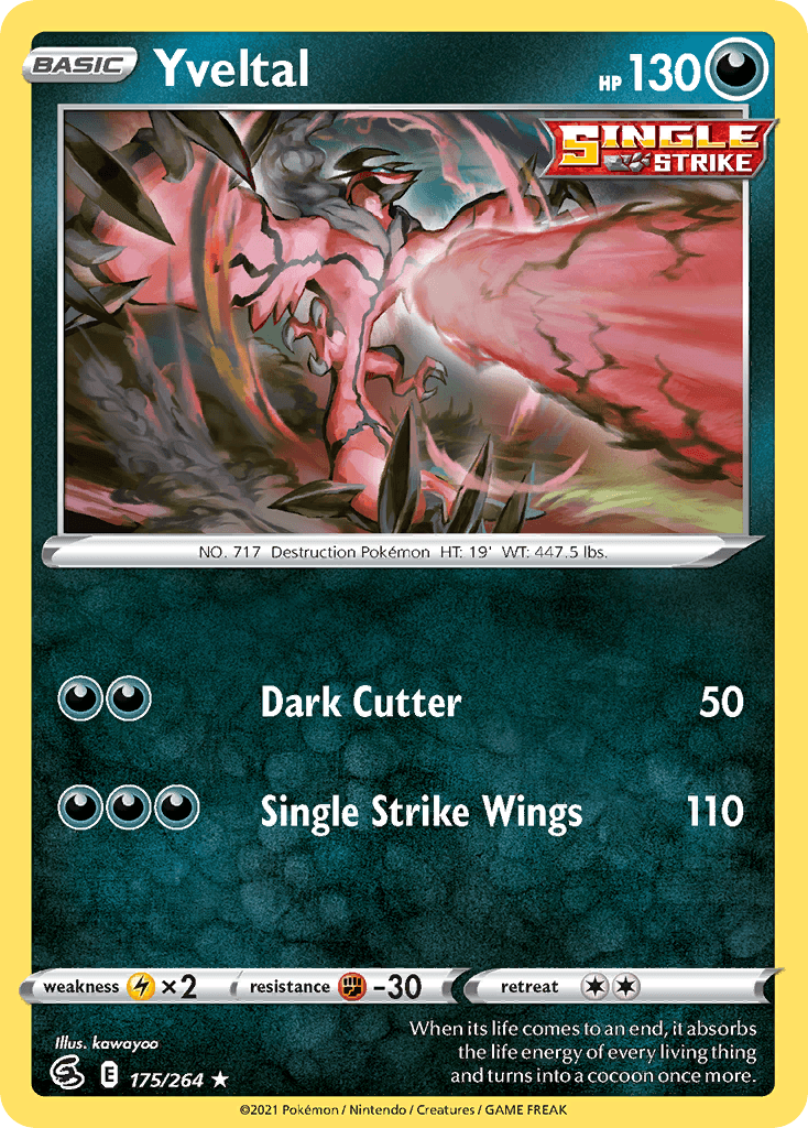 Yveltal Pokémon card