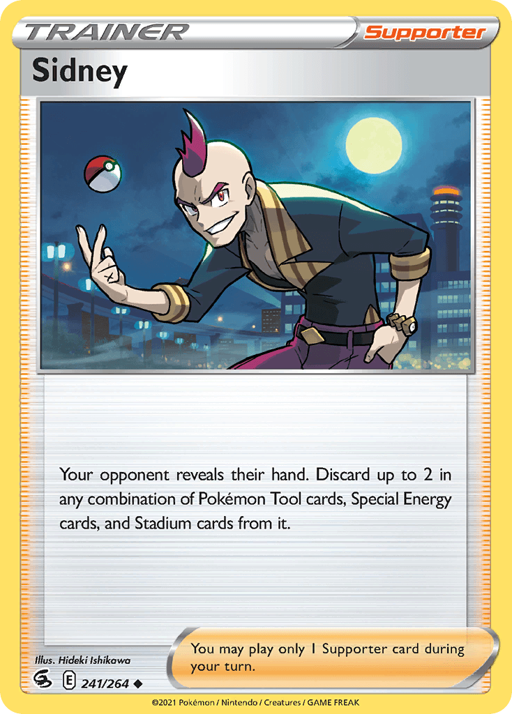 Sidney Pokémon card