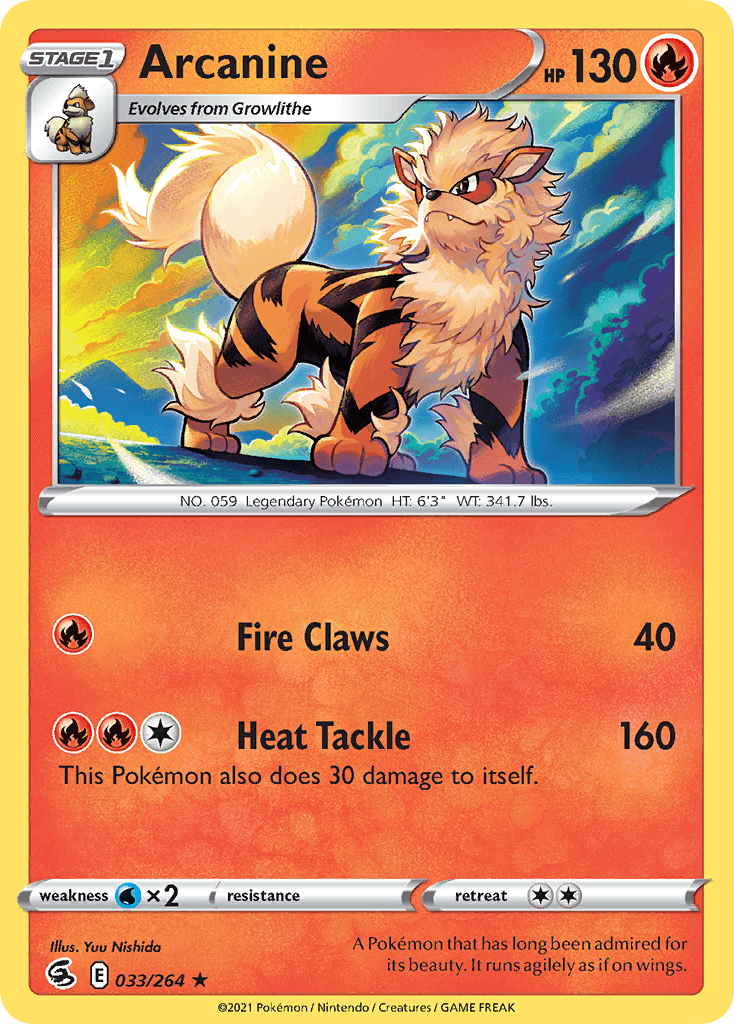Arcanine from Fusion Strike