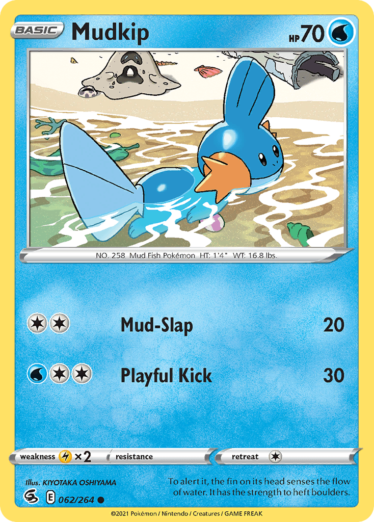 Mudkip Pokémon card