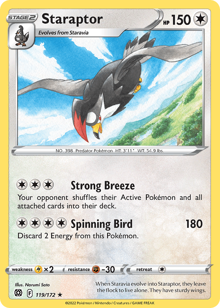Staraptor Pokémon card