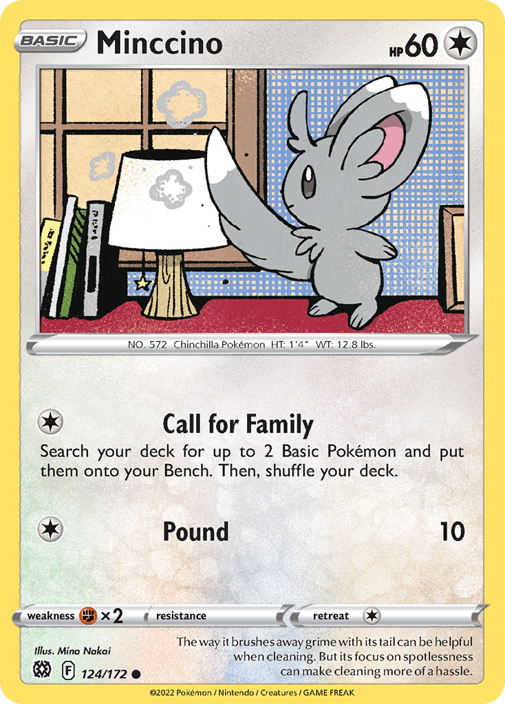 Minccino Pokémon card
