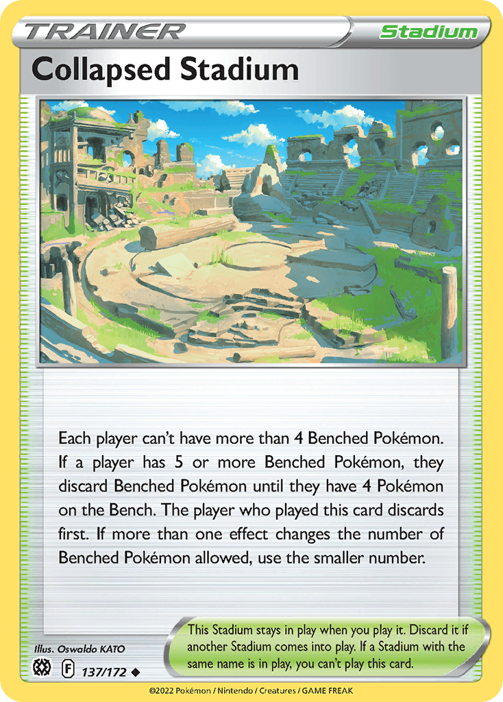 Collapsed Stadium Pokémon card