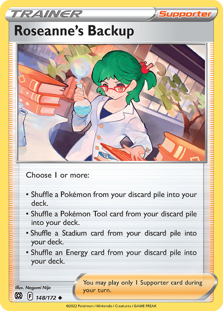 Roseanne's Backup Pokémon card