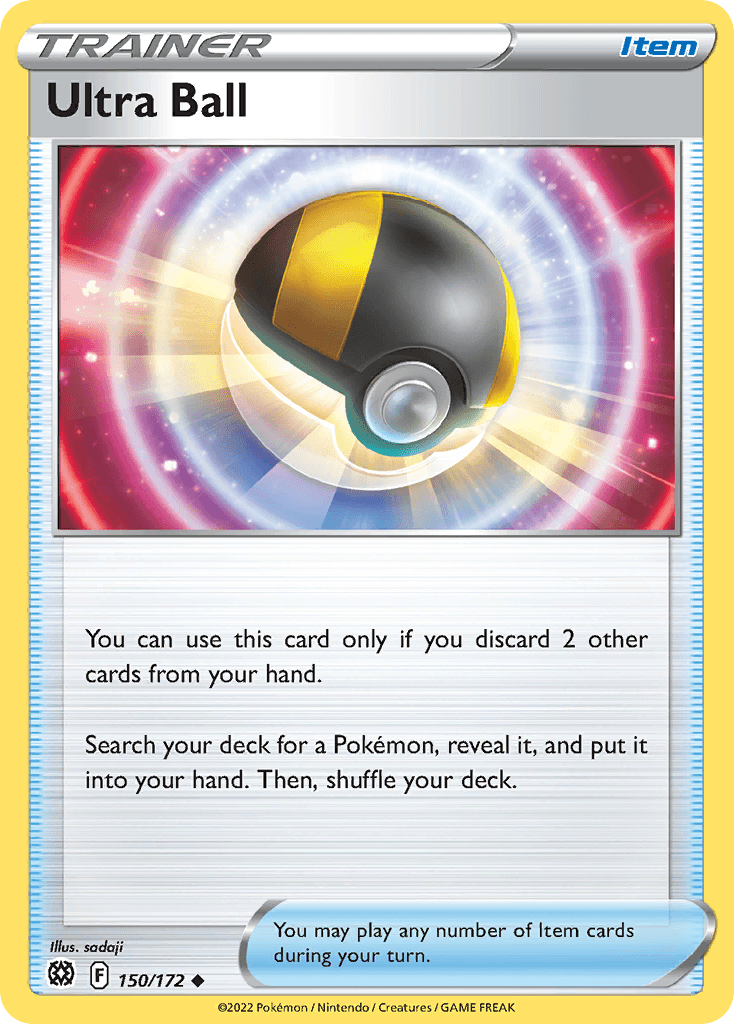 Ultra Ball Pokémon card