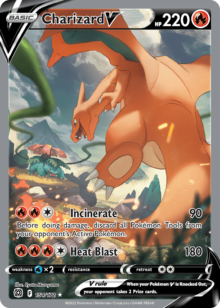 Charizard V from Brilliant Stars