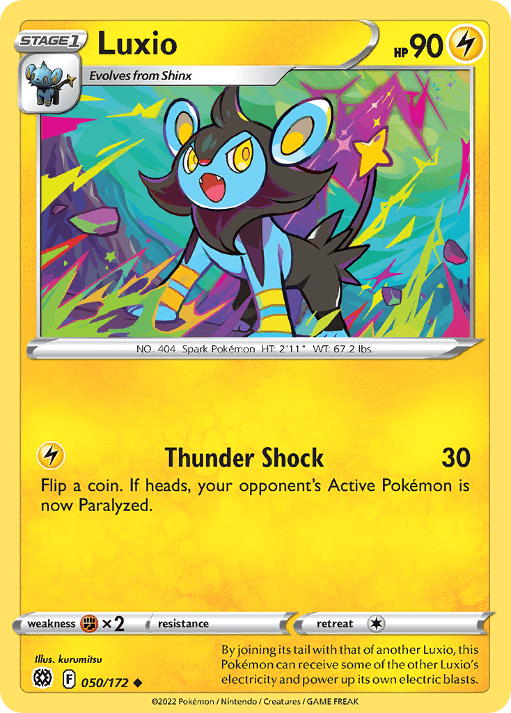 Luxio Pokémon card