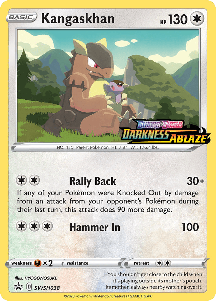 Kangaskhan Pokémon card
