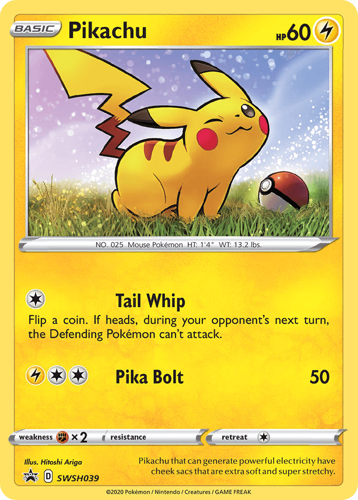 Pikachu Pokémon card