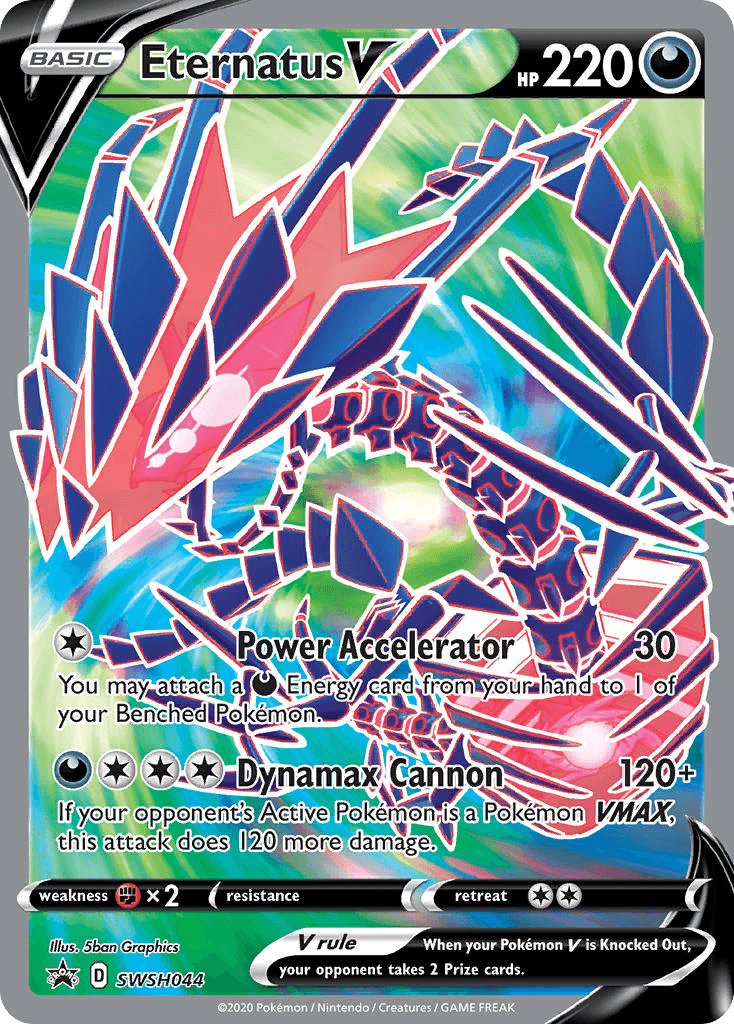 Eternatus V Pokémon card