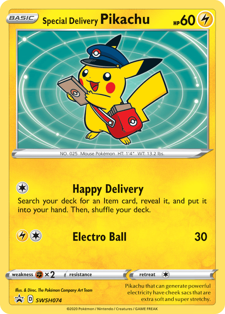 Special Delivery Pikachu — Promo