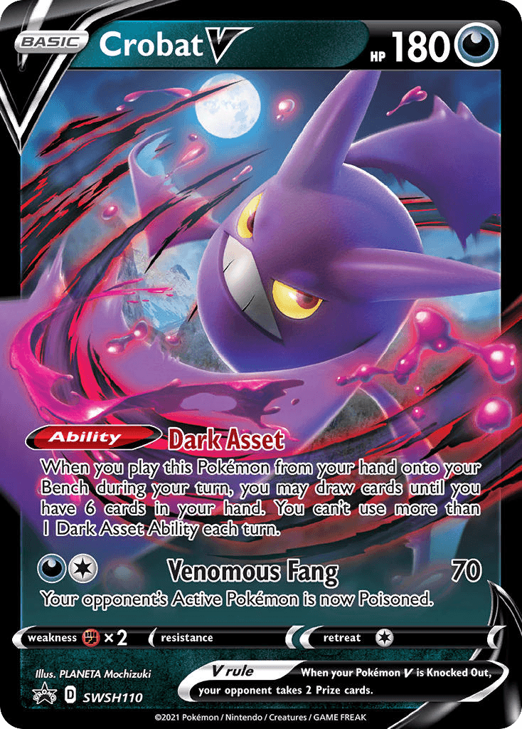 Crobat V Pokémon card