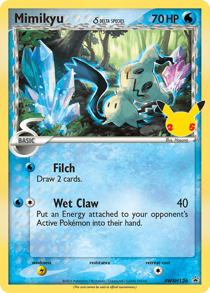 Mimikyu δ from SWSH Black Star Promos