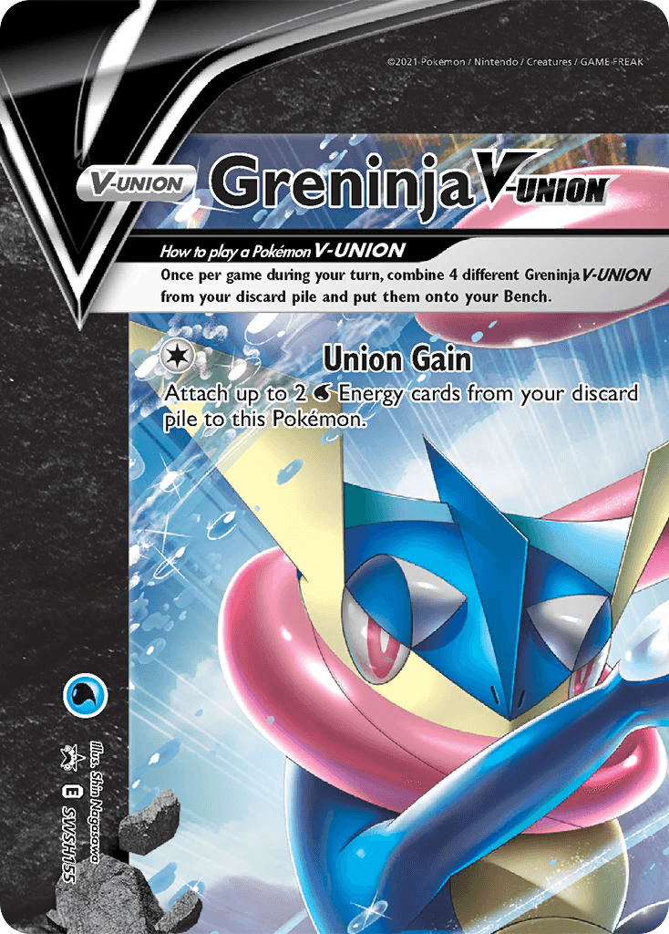 Greninja V-UNION from SWSH Black Star Promos