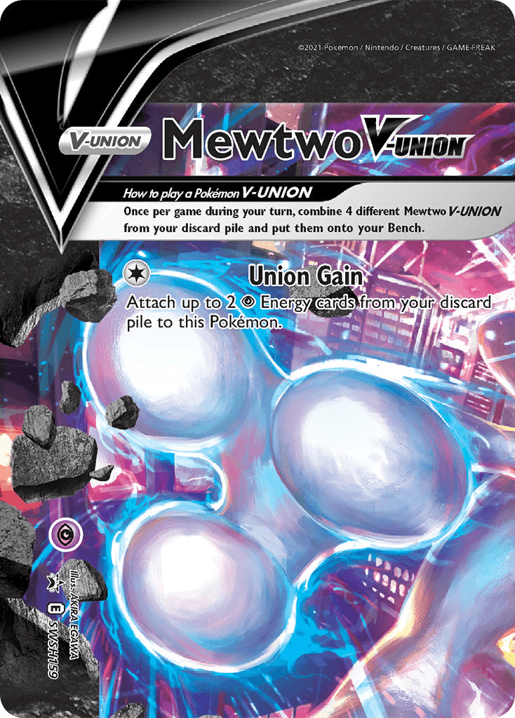 Mewtwo V-UNION from SWSH Black Star Promos