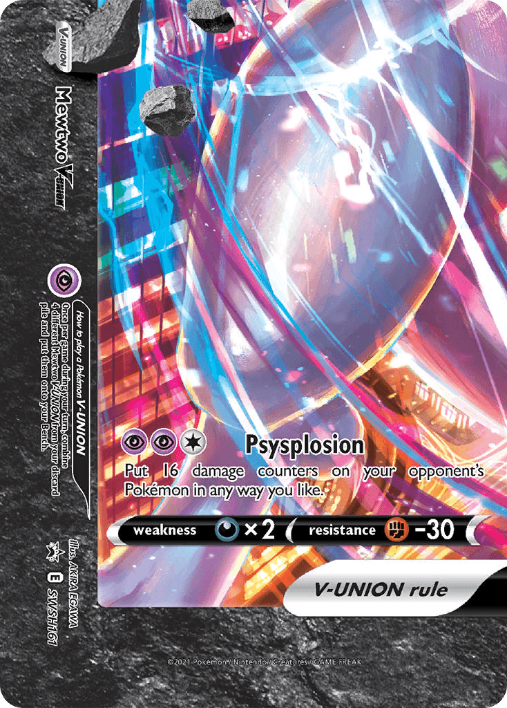 Mewtwo V-UNION from SWSH Black Star Promos