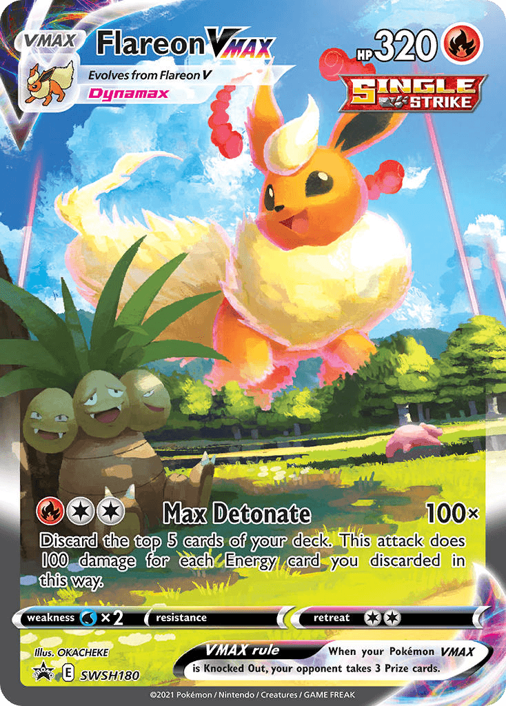 Flareon VMAX from SWSH Black Star Promos