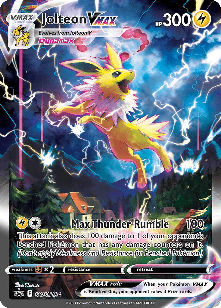 Jolteon VMAX from SWSH Black Star Promos