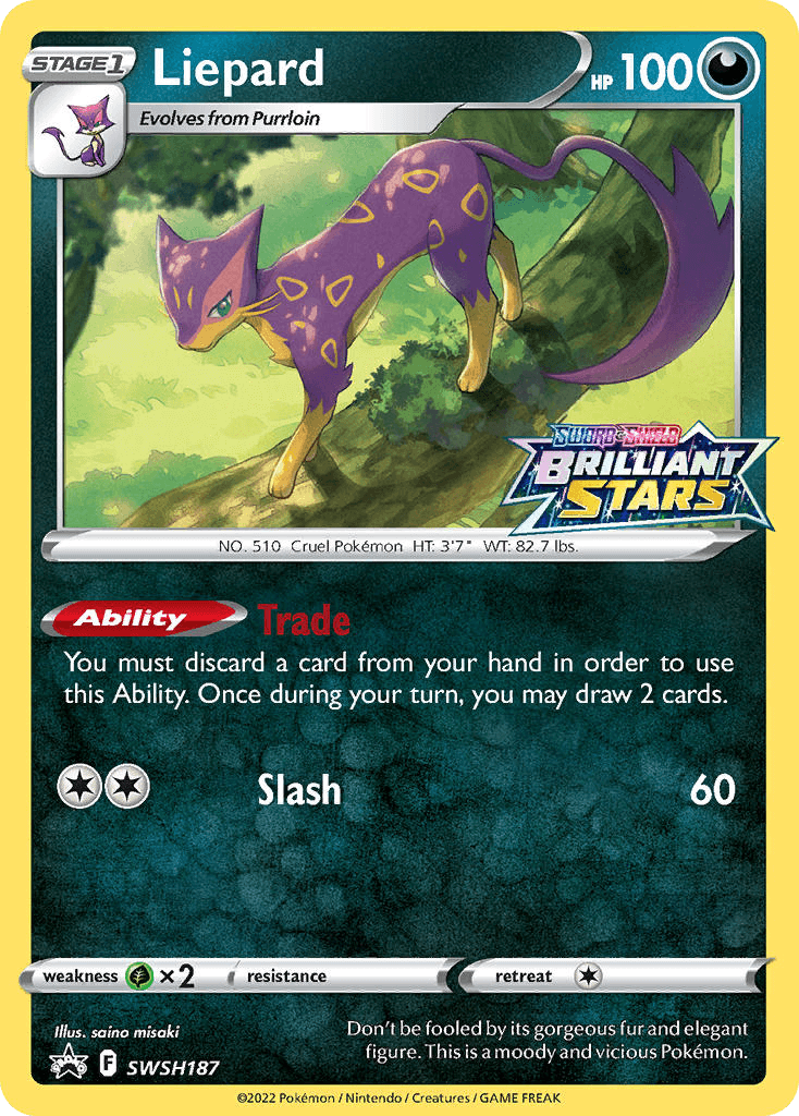 Liepard Pokémon card