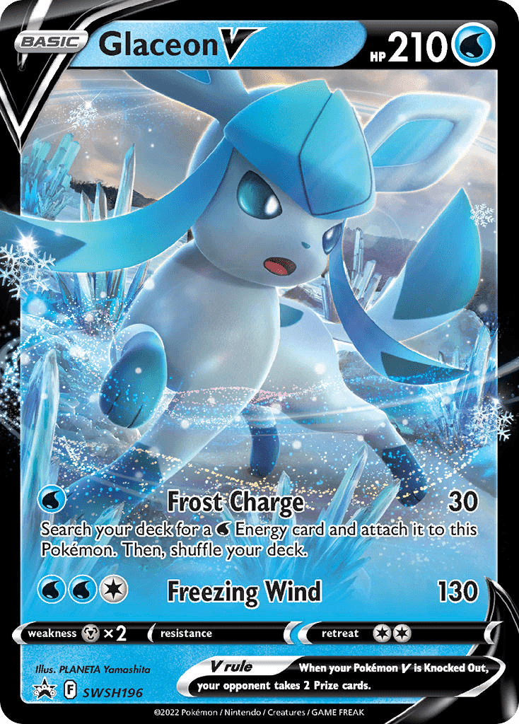 Glaceon V Pokémon card