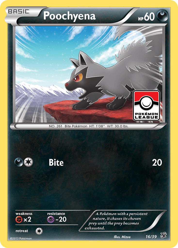 Poochyena Pokémon card