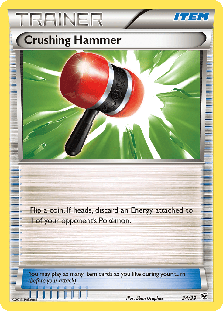 Crushing Hammer Pokémon card