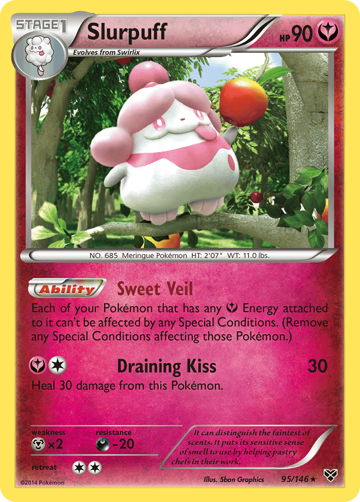 Slurpuff Pokémon card