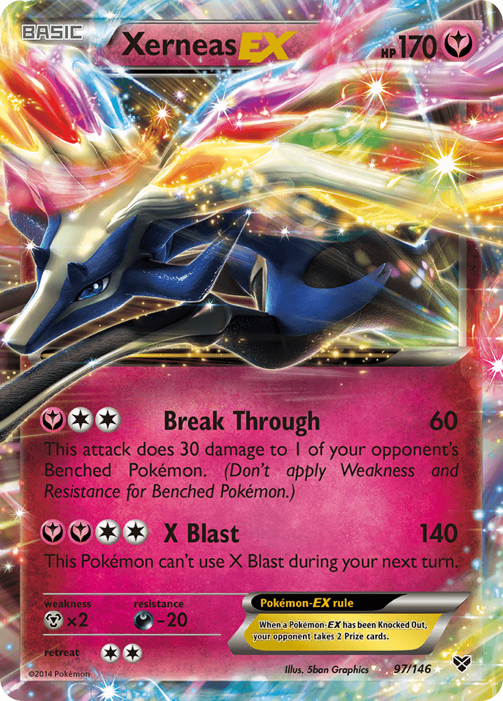 Xerneas-EX Pokémon card
