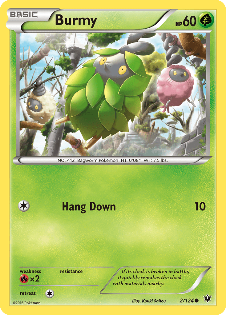 Burmy Pokémon card