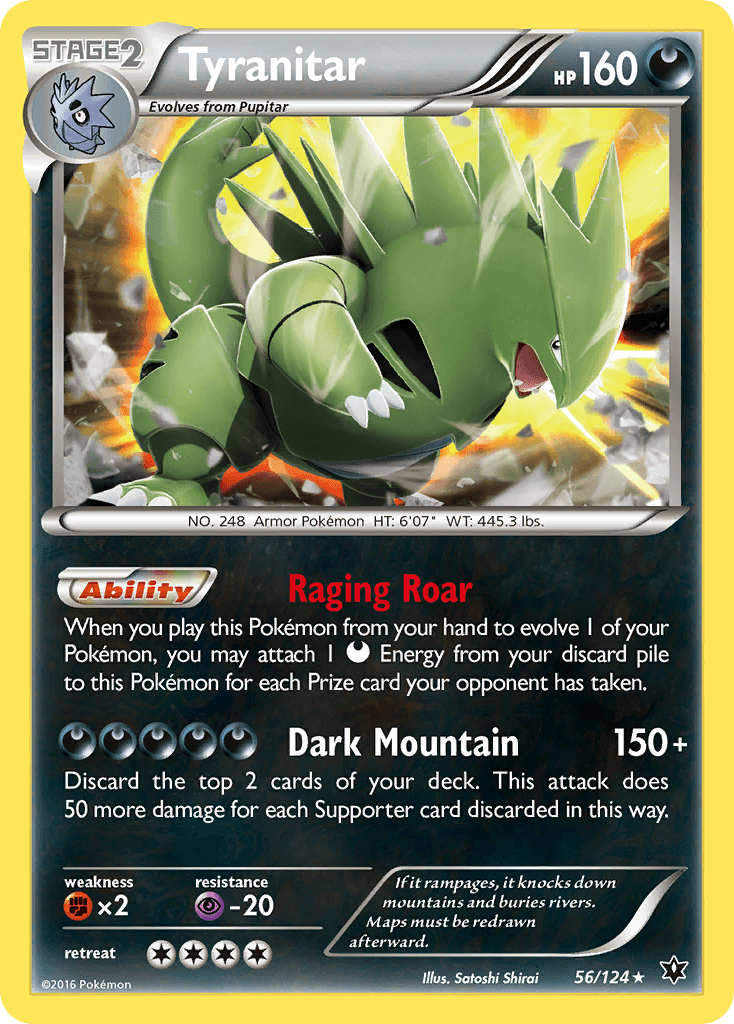 Tyranitar from Fates Collide