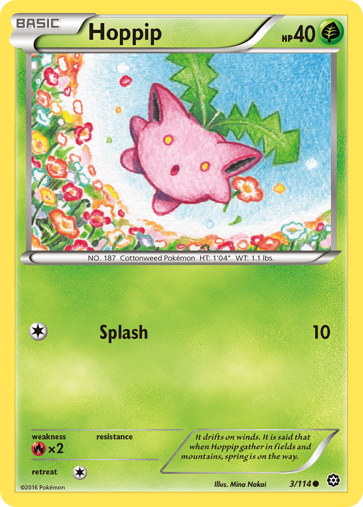 Hoppip Pokémon card